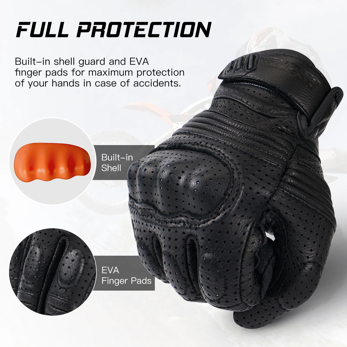 ARCFOX Goat Leather Gloves - Touch screen compatible