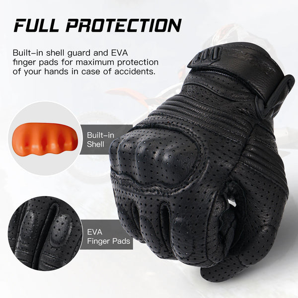 ARCFOX Goat Leather Gloves - Touch screen compatible