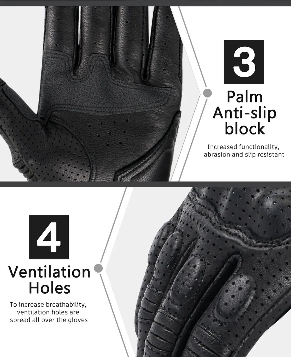 ARCFOX Goat Leather Gloves - Touch screen compatible
