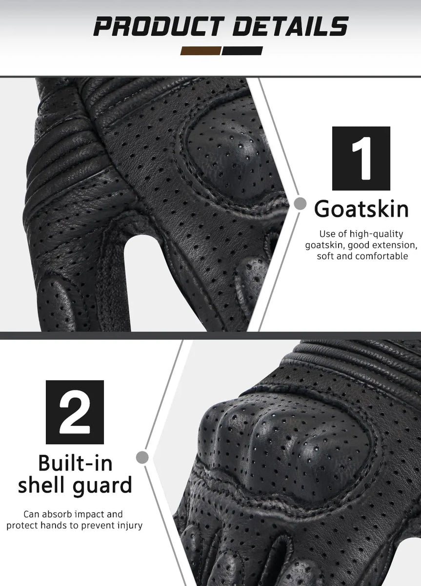 ARCFOX Goat Leather Gloves - Touch screen compatible