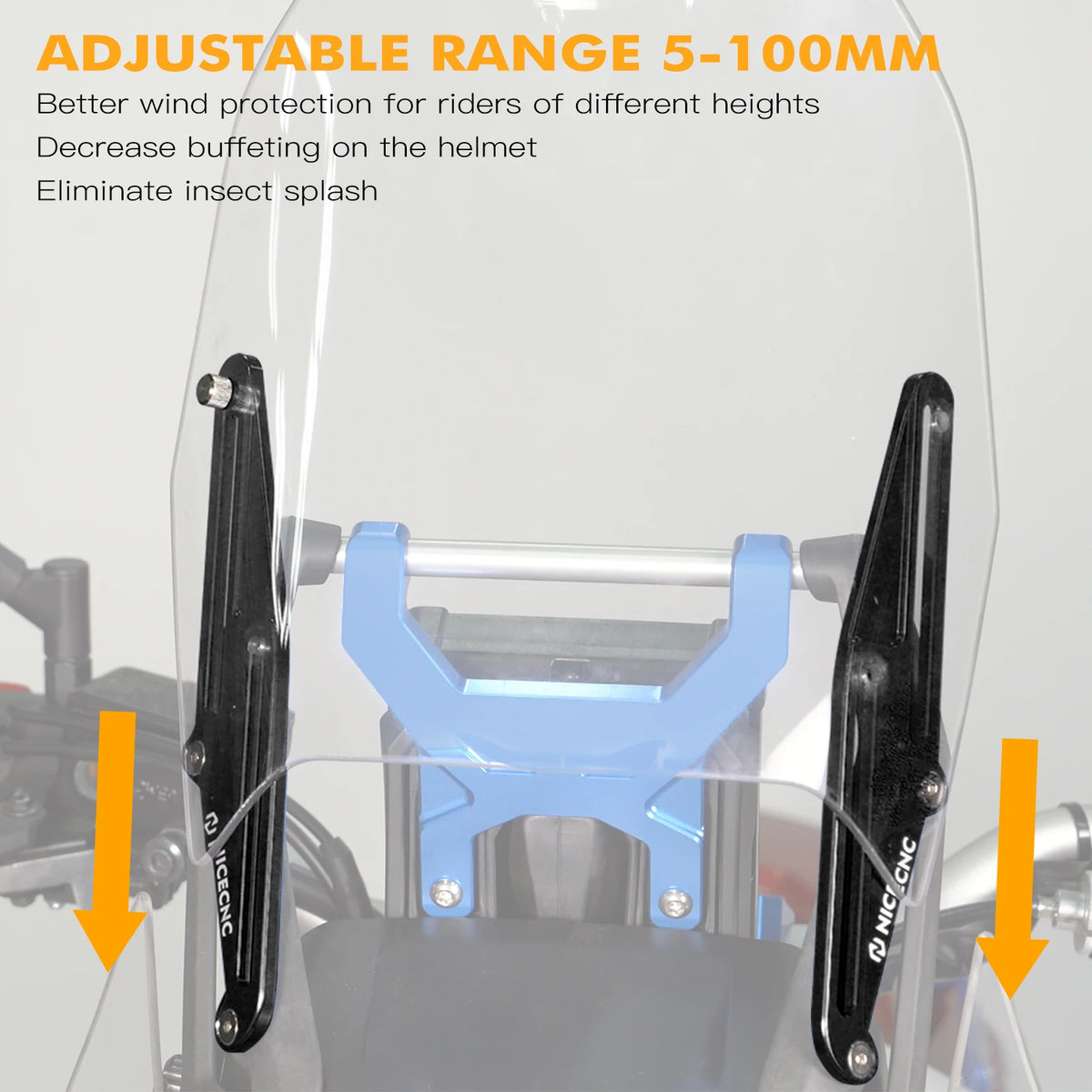 Adjustable Windscreen Brackets - Tenere 700
