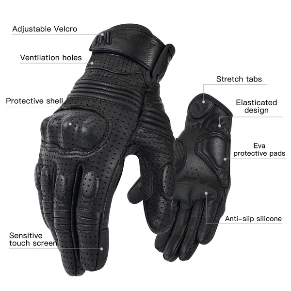 ARCFOX Goat Leather Gloves - Touch screen compatible